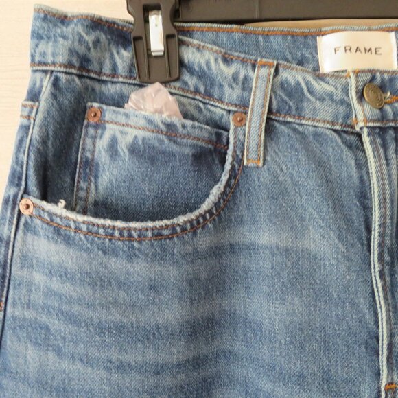 FRAME Denim Low Slung Barrel Leg Jeans (CARAMIA), Size 28, EUC - Picture 12 of 16